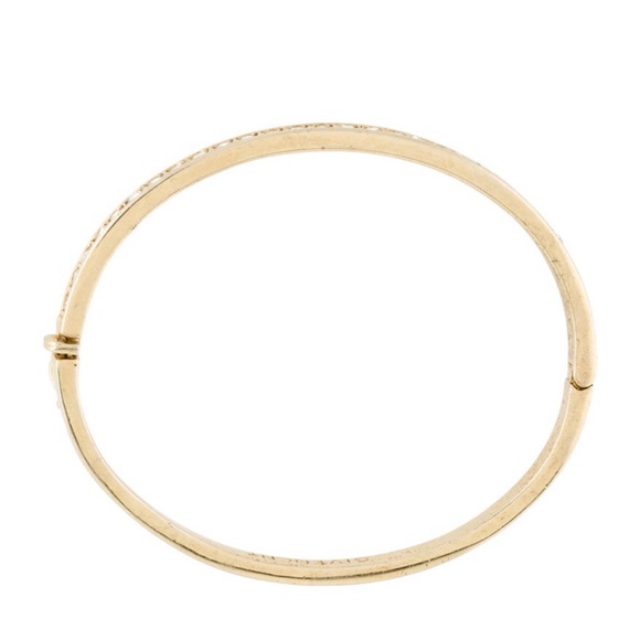 Givenchy Gold and Crystal Studded Braceket - Picture 2 of 3